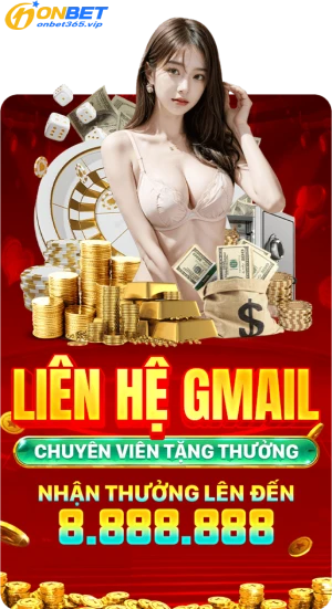 Onbet khuyến mãi liên hệ Gmail nhận 8tr8