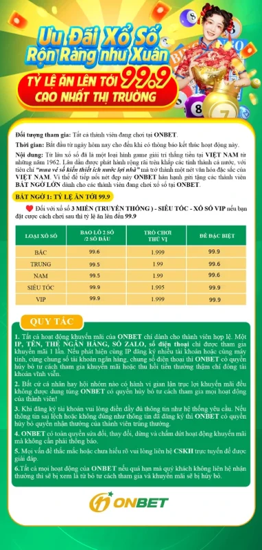chitietkhuyenmaixosoonbet OnBet Onbet88 Onbet Com Link Mới Nhất 2025 Truy Cập OnBet Ngay Hôm Nay Cách Thức Chơi Xổ Số Lô Đề Tại Onbet